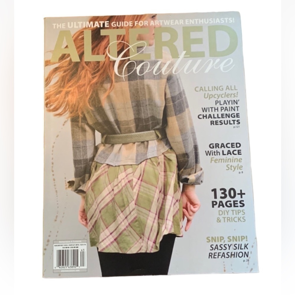 Altered Couture Magazine filled with upcycled clothing projects